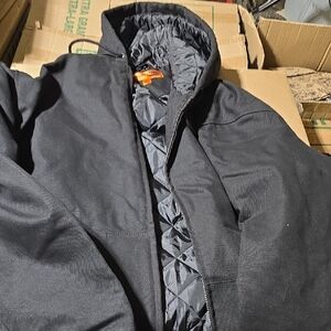 Men's Black Quilted Puffer Jacket